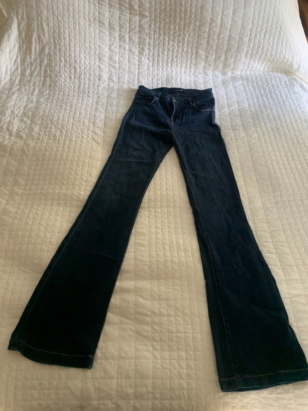 J Brand Maria High Rise Flare Jeans Dark Wash Size 26